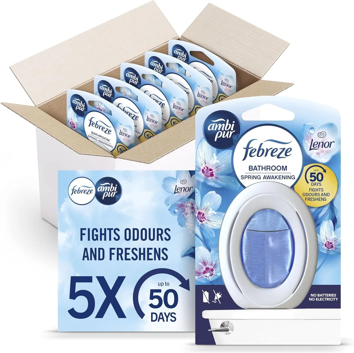 Febreze Bathroom Air Freshener Lenor Spring Awakening 5 Units