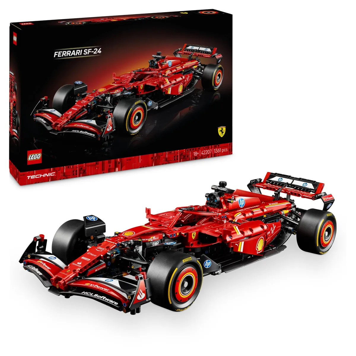 LEGO Technic Ferrari SF-24 F1 Car Model Kit
