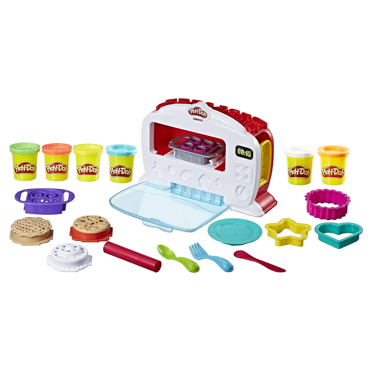 Play-Doh Kitchen Creations Magical Oven Play Food Set for Kids 3