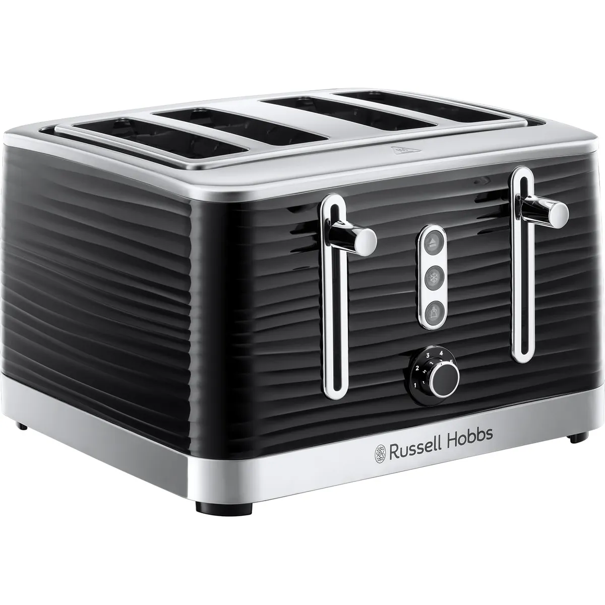 Russell Hobbs Inspire 4 Slice Toaster - Black
