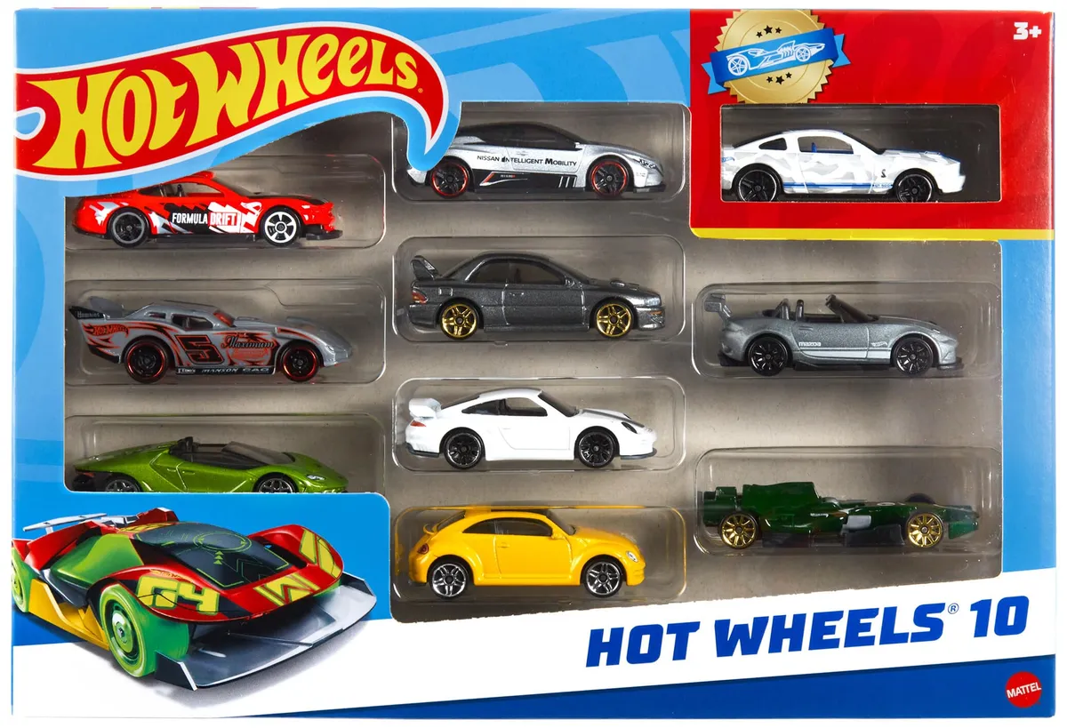 Hot Wheels 10-Pack (Styles May Vary)