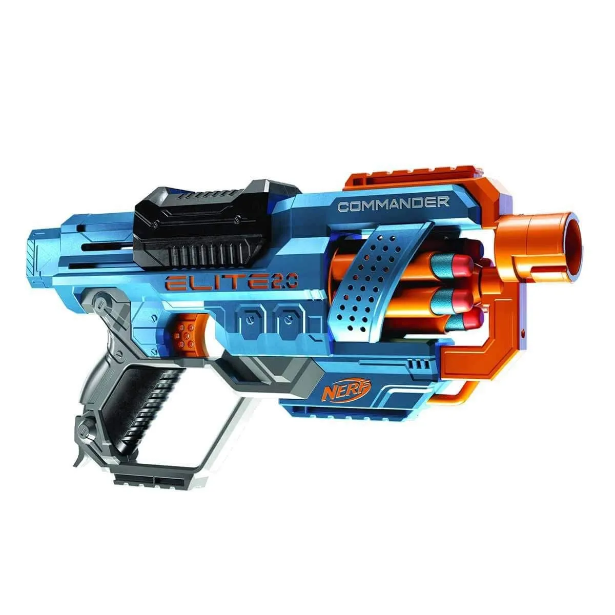Nerf Elite 2.0 Commander RD-6 Blaster Toy for 8+ Year Old Kids