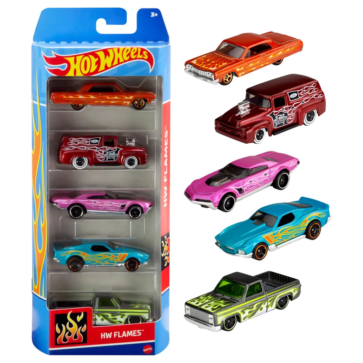 Hot Wheels 5-Pack of Toy Cars & Trucks