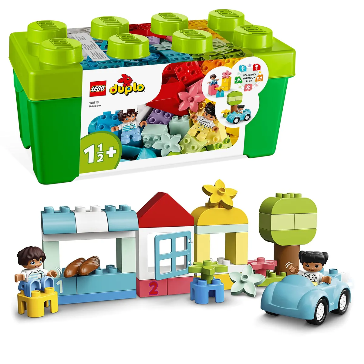 LEGO DUPLO Brick Box - Educational Stacking Toys for 1+ Year Old Boys