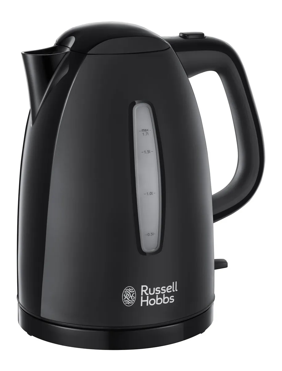 Russell Hobbs Textures Electric 1.7L Cordless Kettle - Black